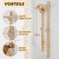 Kinder-Spielset 6in1: Dreieckige Kletterleiter, Kletternetz, Bogen, Rutschenbrett, Kissen, Kunstset