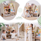 Kinderregal für Bücher &amp; Spielzeug, Groß Weiß