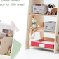 Kinderregal für Bücher &amp; Spielzeug, Groß Weiß