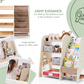 Kinderregal für Bücher &amp; Spielzeug, Groß Weiß