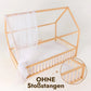 Twin Size Montessori House Bed for Kids with Fence (200х120 cm) - Goodevas